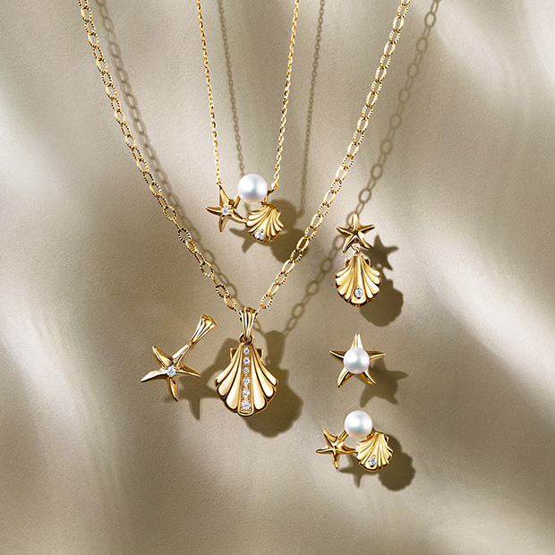 OCEANIC HARMONY NECKLACE(2JN1186)K10 ネックレス|スタージュエリー OCEANIC HARMONY NECKLACE(2JN1186)K10 ネックレス|スタージュエリー
